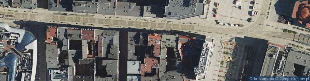 Zdjęcie satelitarne Katowice - 3go maja - detal