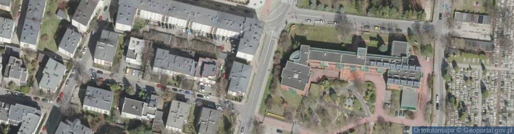 Zdjęcie satelitarne Katowice - Dom księży emerytów