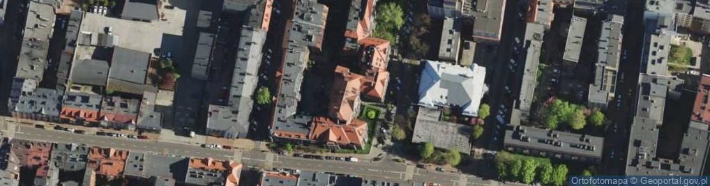 Zdjęcie satelitarne Katowice - Dom Technika