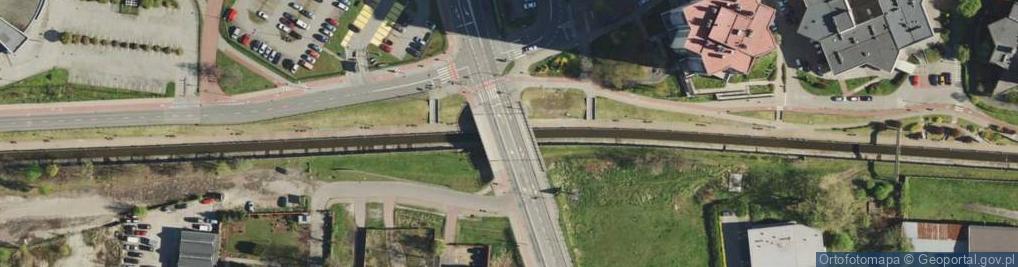 Zdjęcie satelitarne Katowice - Dudy-Gracza Street