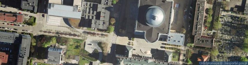 Zdjęcie satelitarne Katowice - Katedra Chrystusa Króla - Krypta 01