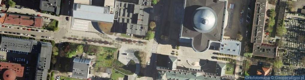 Zdjęcie satelitarne Katowice - Katedra - Prawy ołtarz boczny 01
