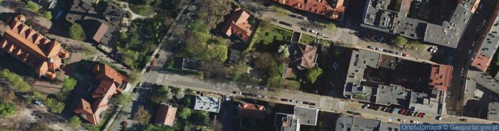 Zdjęcie satelitarne Katowice - Konsulat Czeski