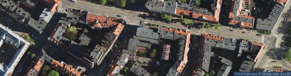 Zdjęcie satelitarne Katowice-kosciol garnizonowy