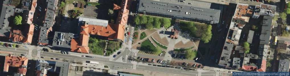 Zdjęcie satelitarne Katowice - Piłsudski