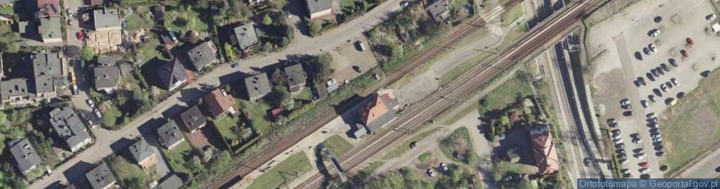 Zdjęcie satelitarne Katowice Piotrowice - Stacja PKP