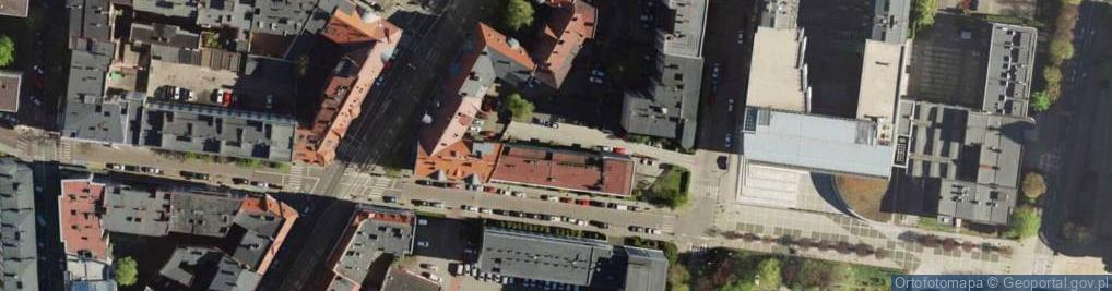 Zdjęcie satelitarne Katowice - Podchorążych