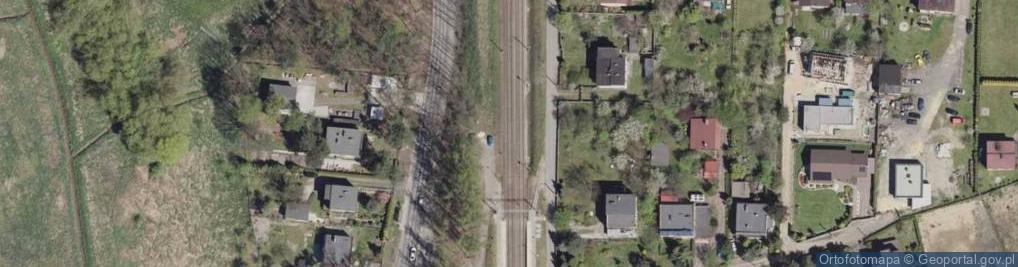Zdjęcie satelitarne Katowice Podlesie - Stacja PKP