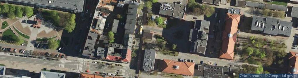 Zdjęcie satelitarne Katowice - Popiersie Andrzeja Mielęckiego
