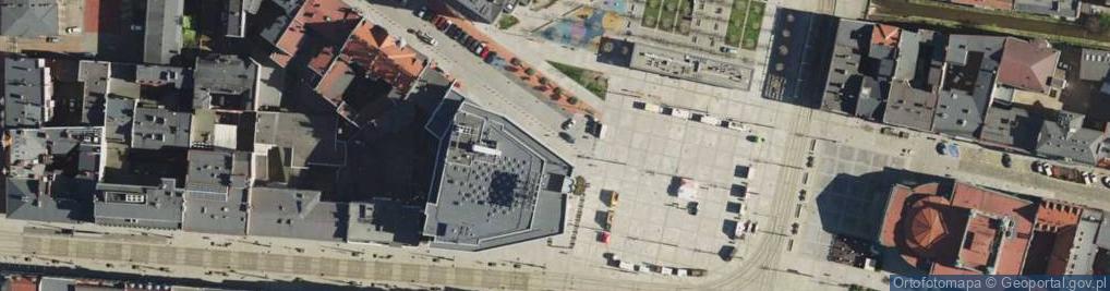Zdjęcie satelitarne Katowice, Rynek