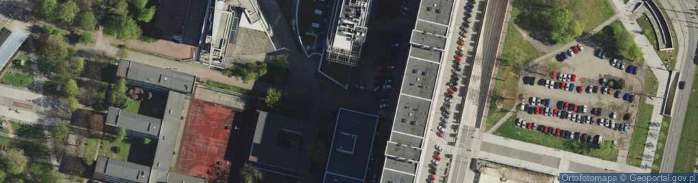 Zdjęcie satelitarne Katowice - Superjednostka