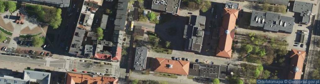 Zdjęcie satelitarne Katowice - Szpital przy ul. Francuskiej 01