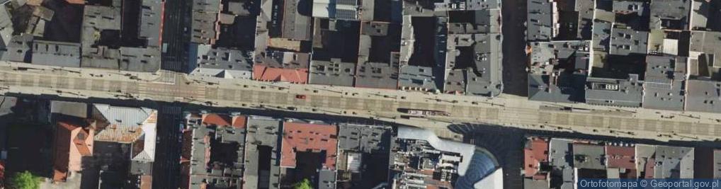 Zdjęcie satelitarne Katowice - ul. 3-go maja 15 i 17 