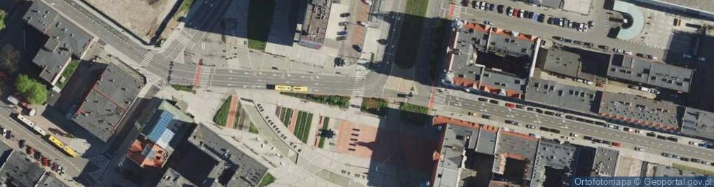 Zdjęcie satelitarne Katowice - Ul. Korfantego 01