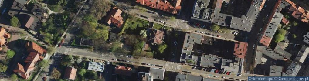 Zdjęcie satelitarne Katowice - Ul. Marii Skłodowskiej-Curie 30