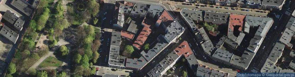 Zdjęcie satelitarne Katowice - Ul. Stefana Batorego 08
