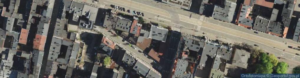 Zdjęcie satelitarne Katowice - Ul. Warszawska 31