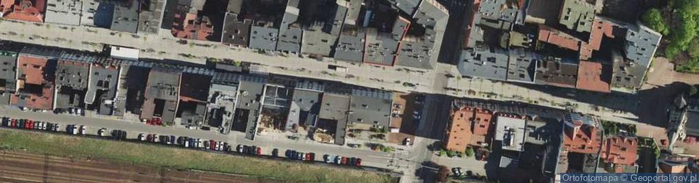 Zdjęcie satelitarne Katowice - Ulica Mariacka - Remont 01