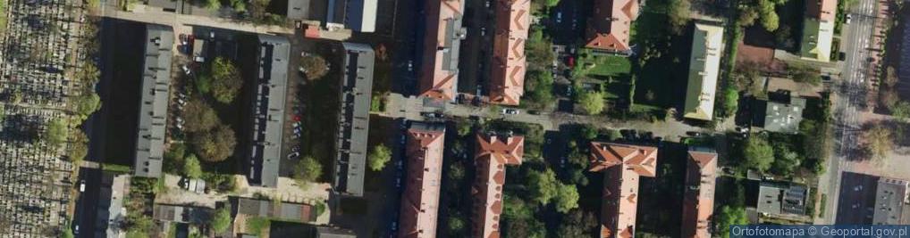 Zdjęcie satelitarne Katowice - Ulica Rybnicka 01