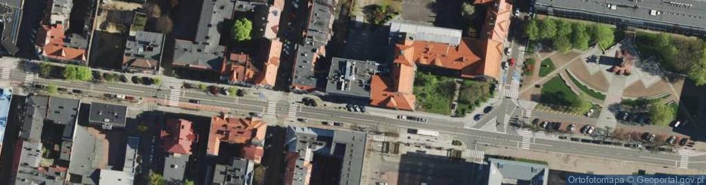 Zdjęcie satelitarne Katowice - Uniw. - Biologia