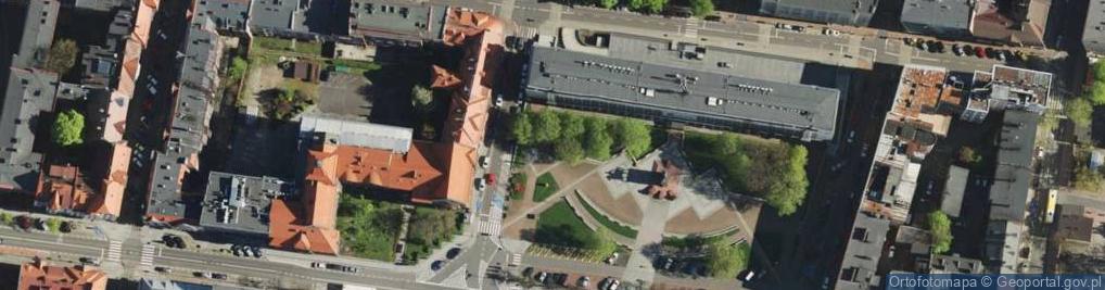 Zdjęcie satelitarne Katowice - Urząd Marszałkowski Województwa Śląskiego