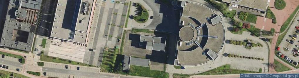 Zdjęcie satelitarne Katowice - UŚ - WPiA