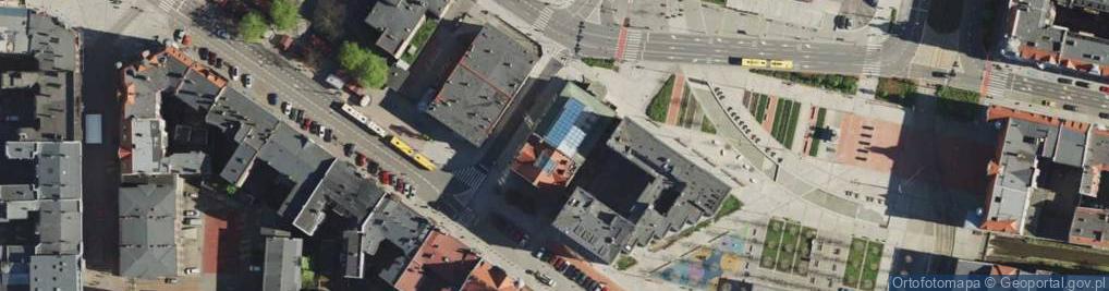 Zdjęcie satelitarne Kattowitz - August-Schneiderstrasse