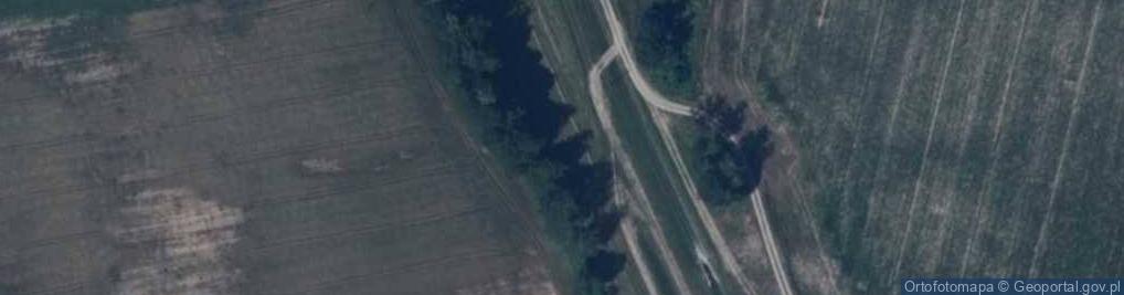 Zdjęcie satelitarne Kąty, trať lodního výtahu