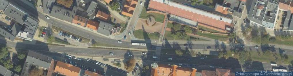 Zdjęcie satelitarne Kazimierz Wielki zmierzch c