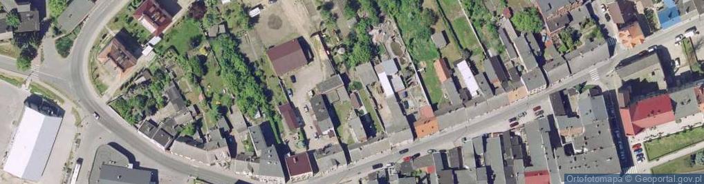 Zdjęcie satelitarne Kcynia klasztor