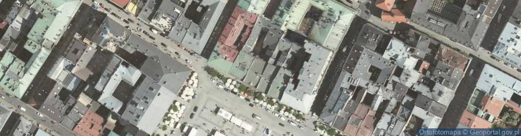 Zdjęcie satelitarne Kencowska house, 38,Main Market Square, Krakow Old Town