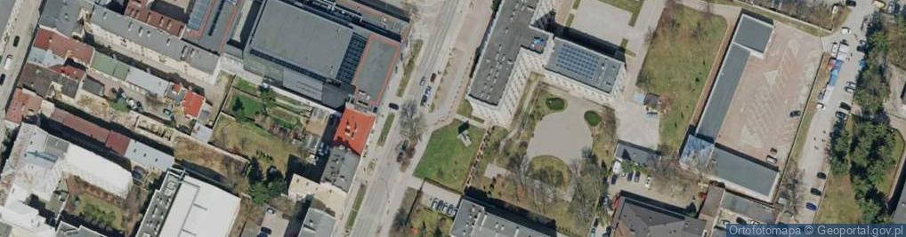 Zdjęcie satelitarne Kielce akademia świętokrzyska