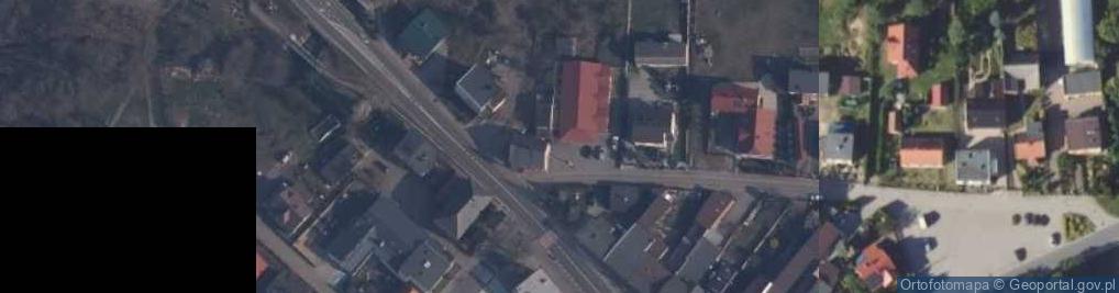 Zdjęcie satelitarne Kirkut Kobyla Góra