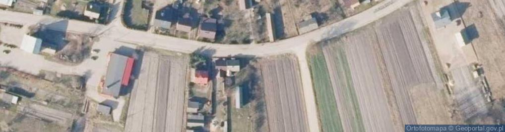 Zdjęcie satelitarne Kleszczele kosciol katolicki front-side view 2