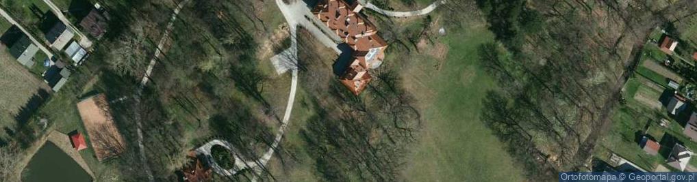 Zdjęcie satelitarne Klimkówka village Weis