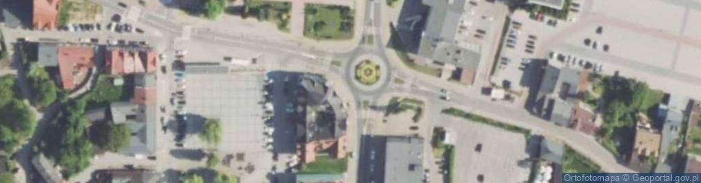 Zdjęcie satelitarne Kłobuck Śródmieście