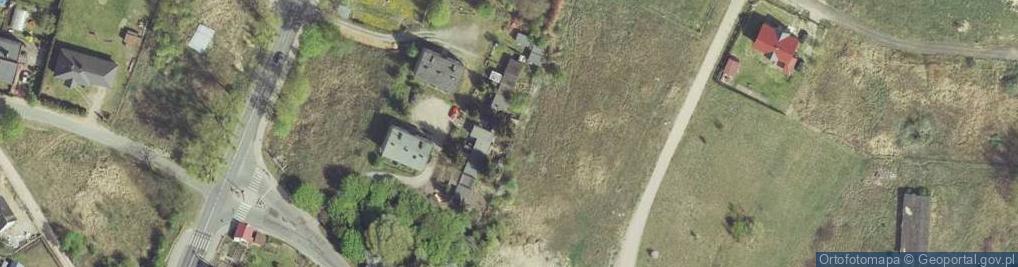 Zdjęcie satelitarne Kłodawa (woj lubuskie)-wieza kosciola