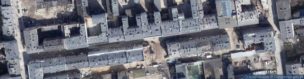 Zdjęcie satelitarne Kochankowie z Ulicy Kamiennej Lodz braz r.2004