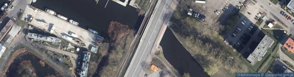 Zdjęcie satelitarne Kołobrzeg - Kanał Drzewny