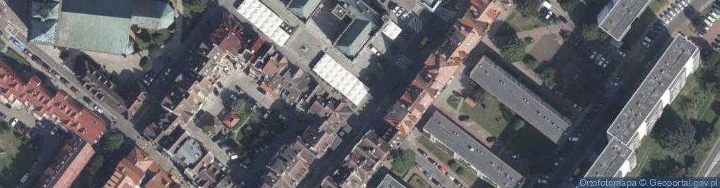 Zdjęcie satelitarne Kołobrzeg - ratusz