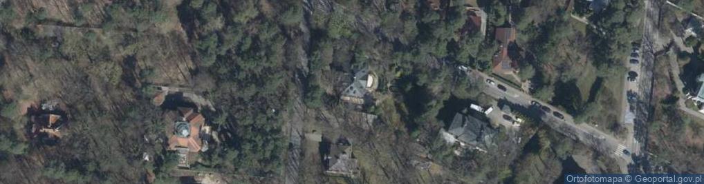 Zdjęcie satelitarne Konstancin-Jeziorna-Papiernia-2007