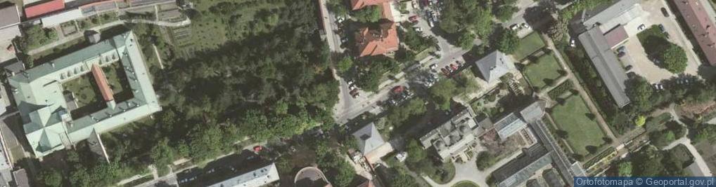 Zdjęcie satelitarne Kordegarda zachodnia UJ