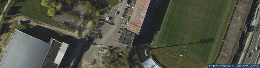 Zdjęcie satelitarne KOS Olsztyn stadion OSIR