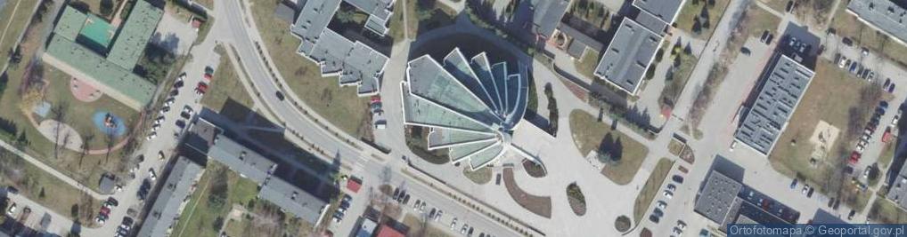 Zdjęcie satelitarne Kościół Ducha Św Mielec