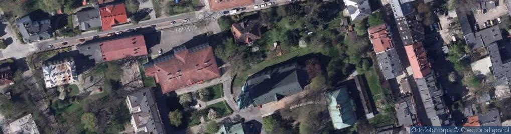 Zdjęcie satelitarne Kosciol ewangelicko-augsburski w Bielsku-Bialej pw Zbawiciela