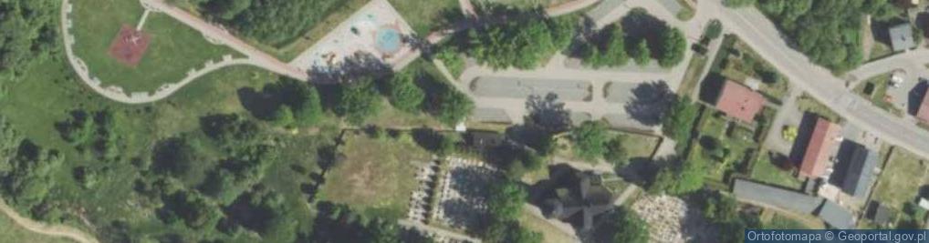 Zdjęcie satelitarne Kościół MBR w Boronowie