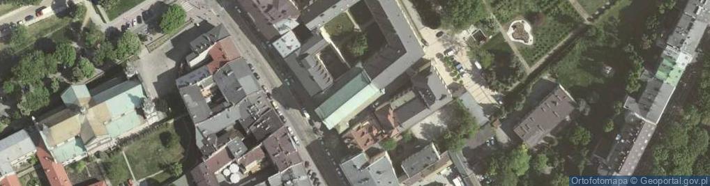 Zdjęcie satelitarne Kościół Nawrócenia św. Pawła w Krakowie