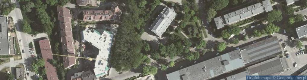 Zdjęcie satelitarne Kościół parafialny św. Kazimierza na Grzegórzkach w Krakowie