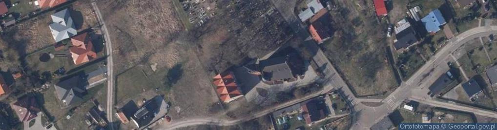 Zdjęcie satelitarne Kościół Przytór wnętrze