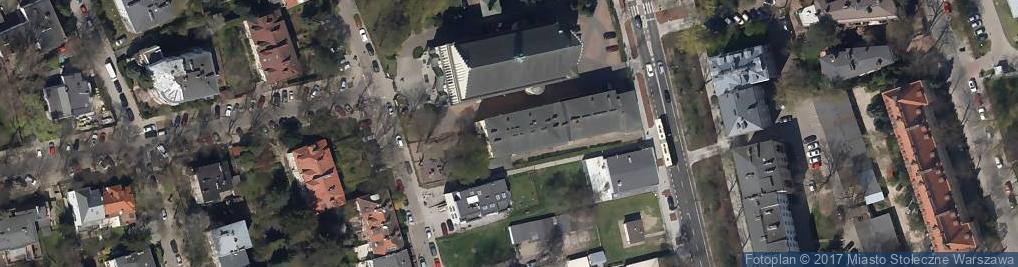 Zdjęcie satelitarne Kościół św. Andrzeja Boboli